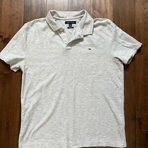 Tommy Hilfiger Gray Polo Shirt Classic Design